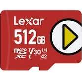 Lexar tarjeta de memoria micro sd, tarjeta de almacenamiento de 512GB UHS-I, V30, A2, SDXC