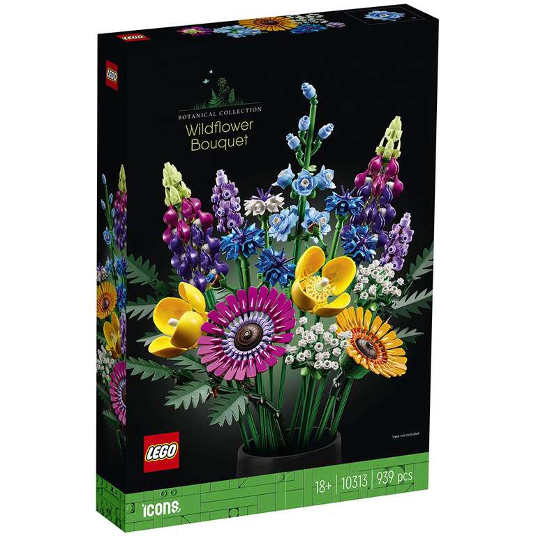 Lego Icons - Ramo de Flores Silvestres, 10313