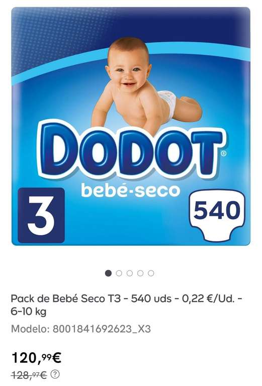 DODOT - Oferta en Pañales y toallitas