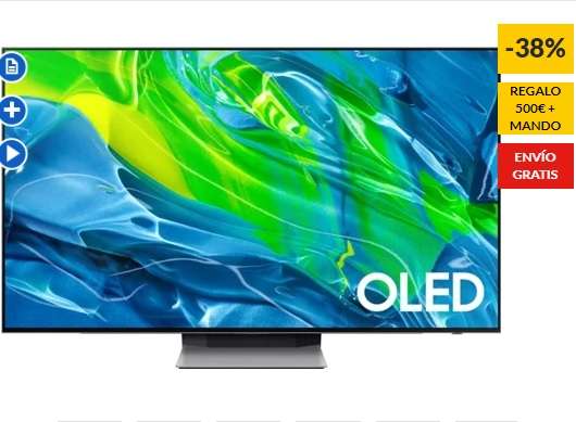 TV QD-OLED 65'' - SAMSUNG QE65S95BATXXC - 1679€ precio final (Cashback Samsung 500€, Mando XBOX Regalo)