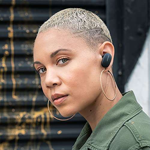 Bose Auriculares con cancelación de ruido QuietComfort, verdaderos auriculares inalámbricos Bluetooth, Negro