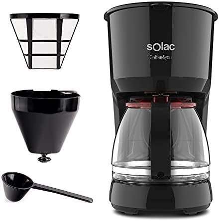 Solac CF4036 Coffee4You - Cafetera de goteo, 1.25l, hasta 12 tazas »  Chollometro