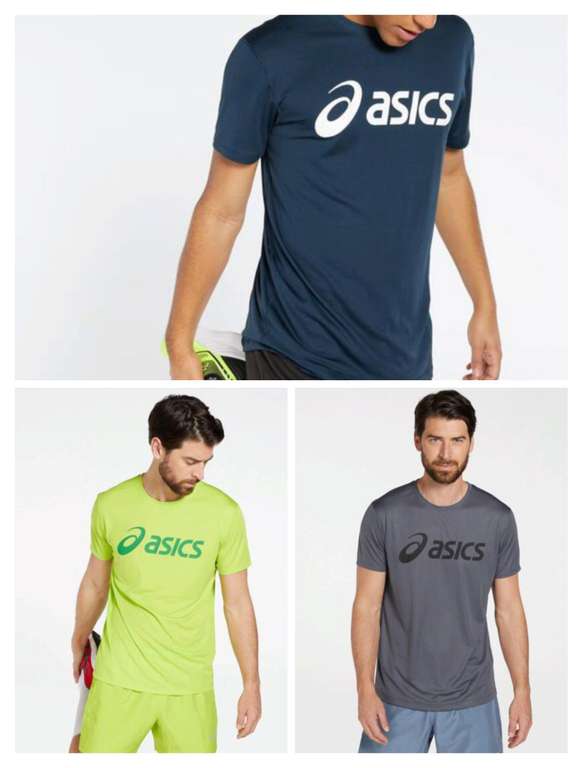ASICS - camiseta running hombre. Tallas S a XL. Disponible en tres colores Envío gratuito a tienda.
