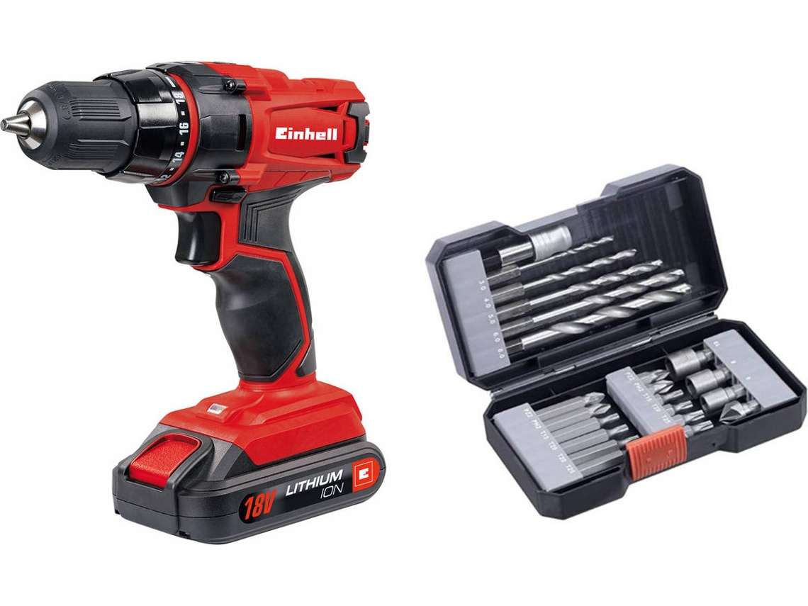 Atornillador Einhell Sin cable 18V solo 49.9€ » Chollometro