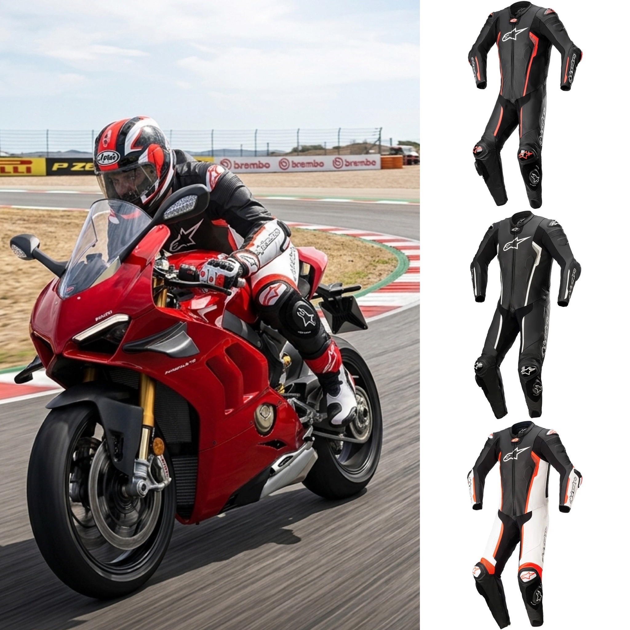 Mono de moto ALPINESTARS Missile V2 1 pz | Clase AAA | Compatible TECHAIR 5 | 3 colores | Tallas en descripción