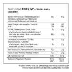 24 Barritas de Energía de Carbohidratos Veganos + Magnesio PowerBar Natural Energy Cereal Cacao Crunch