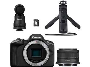 Cámara Canon EOS R50 + RFS 18-45 F4.5-6.5 + Kit Creador