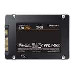 Samsung SSD 870 EVO - Disco duro interno de estado sólido, 500 GB, SATA 560 MB/s, 2,5"