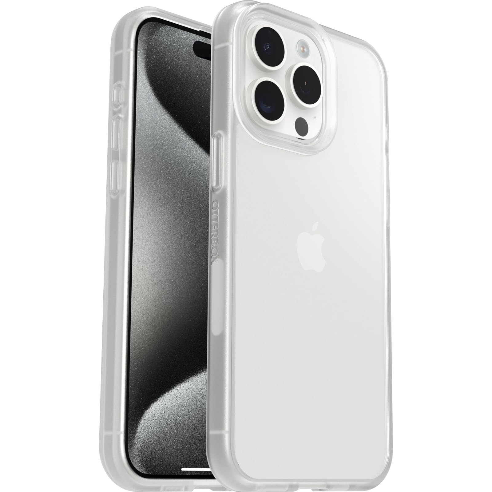 Funda para iPhone 15 Pro MAX OtterBox React Series, Resistente a Golpes y caídas, Ultra-Fina, Transparente