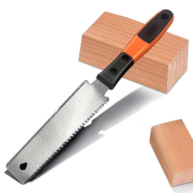 Sierra japonesa. Mini Serrucho para Madera con Hoja de Acero al Carbono, Antideslizante