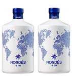2 x Nordés Gin Premium- 1 botella 1L