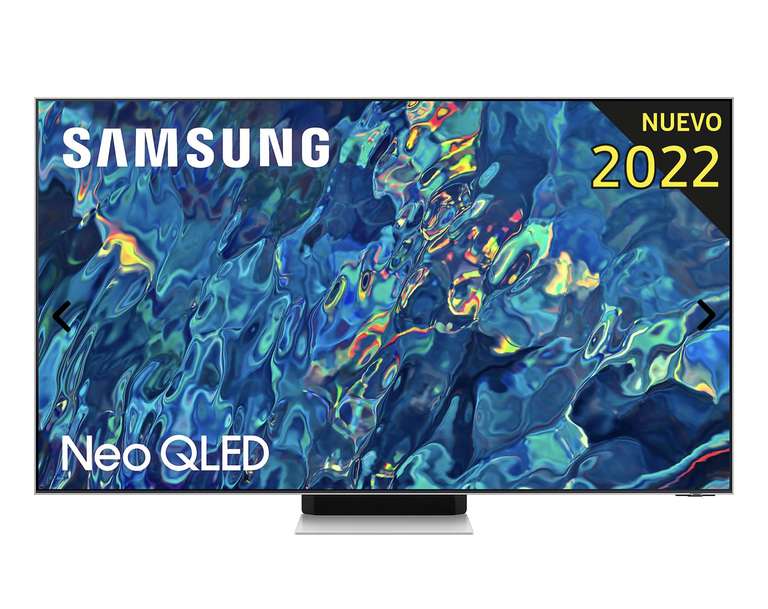 TV QLED 85" - Samsung QE85QN95BATXXC, Neo QLED 4K, Procesador Neural 4K con IA, Smart TV, Plata