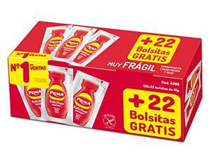 Ketchup Prima monodosis - 128 unidades + 22 unidades gratis