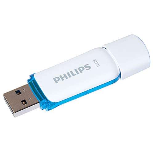 Philips Usb 2.0 Palillo De 16Gb, Nieve Edición, Blanco, Azul