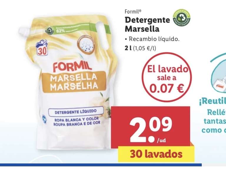 Detergente Marsella - Formil Lidl [ 0,065€ LAVADO ] Explicado