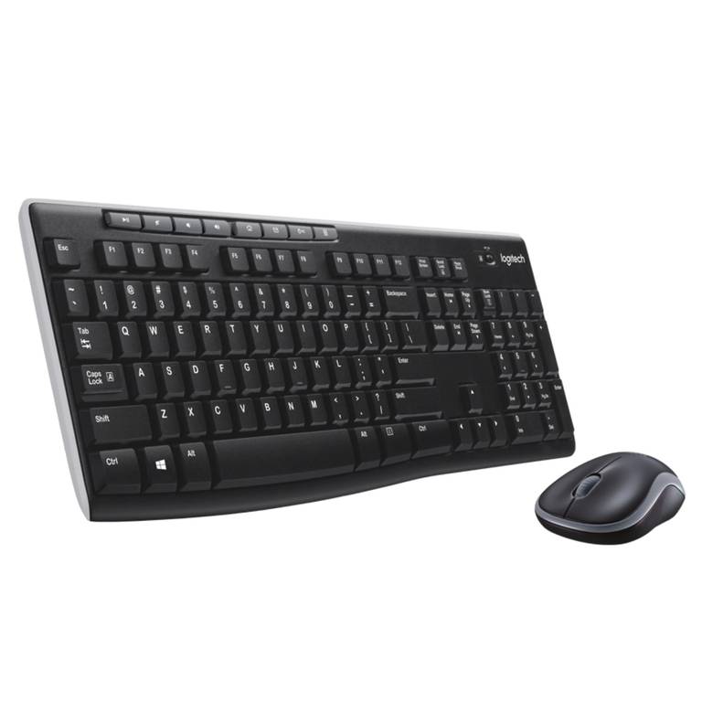 Combo Teclado y Ratón Inalámbrico Logitech MK270 | 2,4 GHz con ratón, 8 teclas multimedia, batería 2 años, PC/Portátil, QWERTY Español