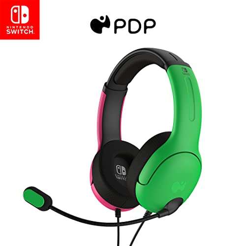 PDP Gaming LVL40 Stereo Headset with Mic for Nintendo Switch - PC, iPad, Mac, Laptop