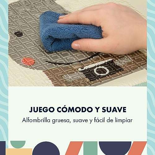 Babify Alfombra De Juegos Para Bebés Espesor 1.5 Cm. Plegable