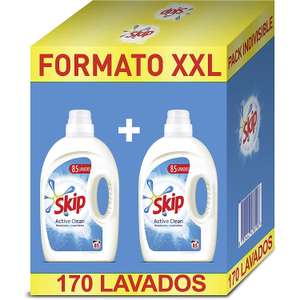 Skip Detergente Líquido Pack Ahorro Active Clean 170 lavados 85x2