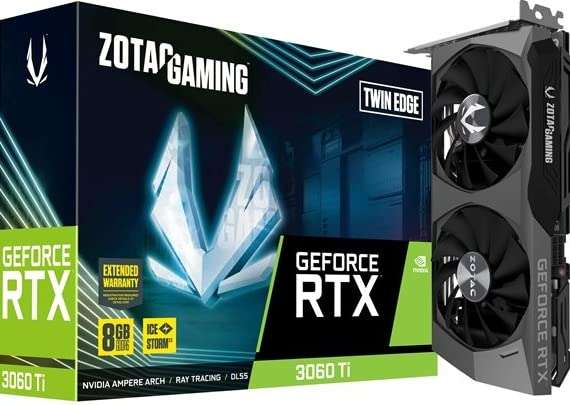Zotac Gaming GeForce RTX 3060 Ti Twin Edge LHR NVIDIA 8 GB GDDR6