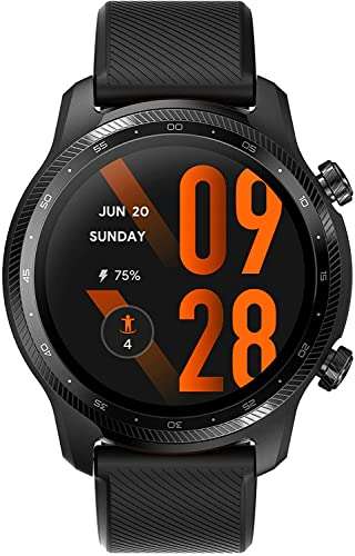 Ticwatch Pro 3 Ultra GPS Smartwatch Qualcomm SDW4100 y Mobvoi Sistema de procesador Dual Wear OS Smart Watch Oxígeno en Sangre deteccion