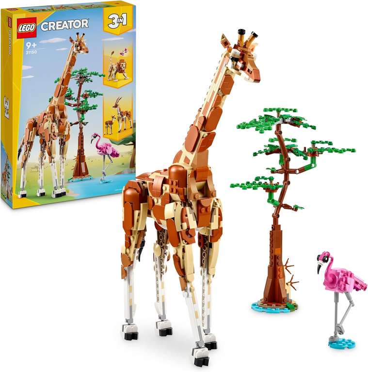LEGO Creator 3 en 1 Safari de animales