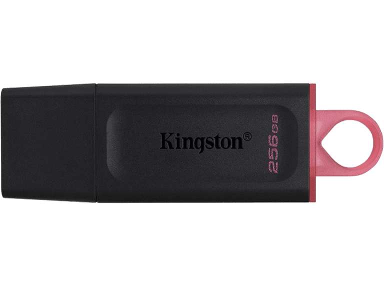 Memoria USB 256 GB - Kingston Exodia DTX/256GB, 5 Gbit/s, USB 3.2 Gen 1, Negro y Rosa