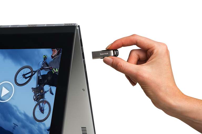 SanDisk Ultra Flair 128 GB USB 3.0 Flash Drive, Upto 150MB/s read - Black