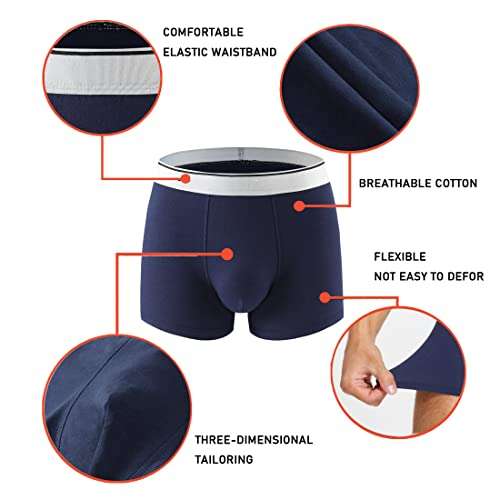 Pack 6 boxer de algodón para hombre - Disponible otros pack de colores -  (S, M, L y XL) » Chollometro