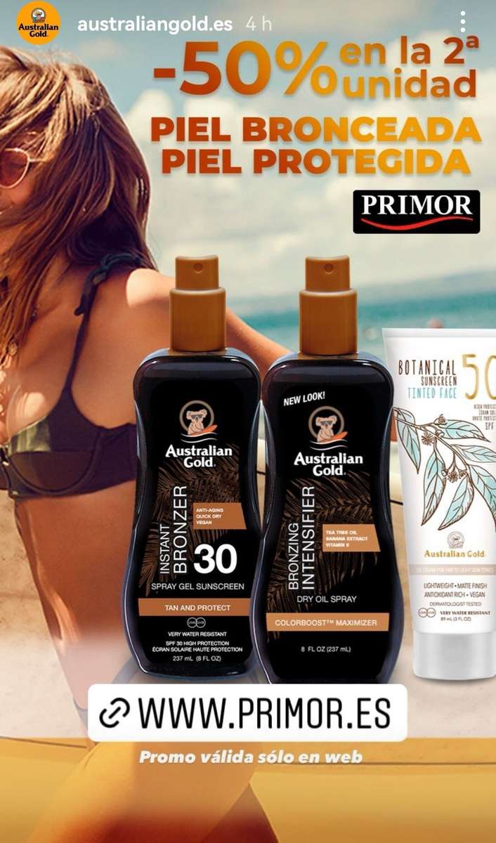Botanical Protector solar facial con color SPF 50 Australian Gold |  Perfumerías Primor