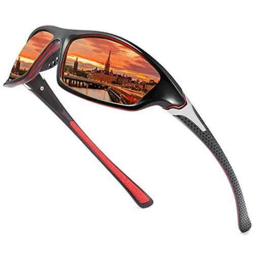 LANON Gafas de sol polarizadas para hombre con protección UV400 para ciclismo y conducción