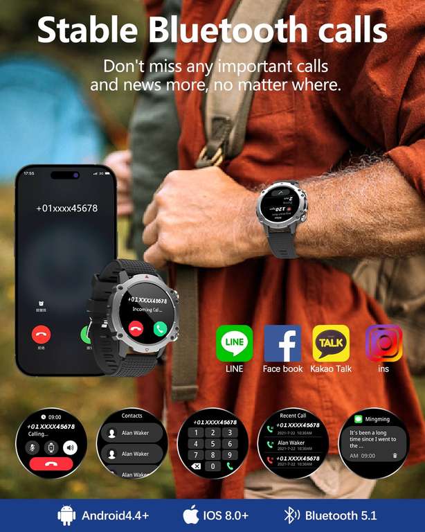 Smartwatch Inteligente Impermeable