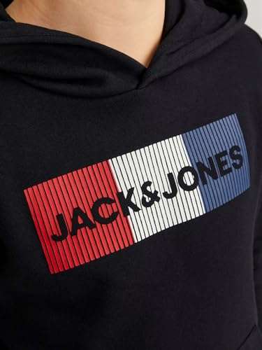 JACK & JONES - Sudadera roja JJEcorp Logo Sweat Niño