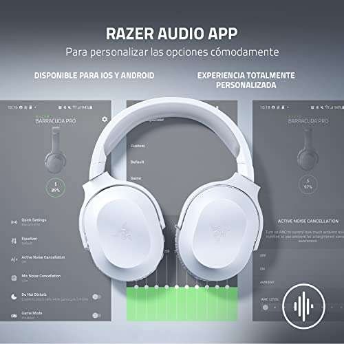 Razer Barracuda X - Auriculares Gaming inalámbricos y móviles multiplataforma (PC, Playstation, Nintendo Switch y Android) Mercury