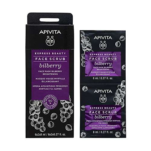Apivita | Express Beauty Crema Exfoliante luminosidad con arándanos