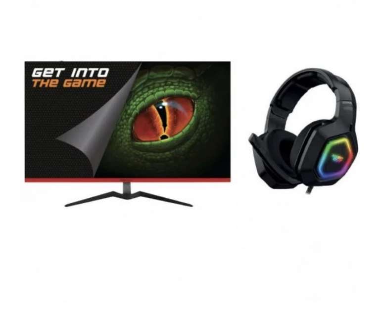 Keep Out XGM272K 27" LED QuadHD 75Hz+ Keep Out HX901 Auriculares Gaming RGB 7.1 PC/PS4