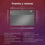 Lenovo Tab P12 - Tablet 12.7" 3K (2944x1840), MediaTek Dimensity 7050, 8GB RAM+128GB ROM, 10200mAh, 4 Altavoces, WiFi 6, Gris + Tab Pen Plus