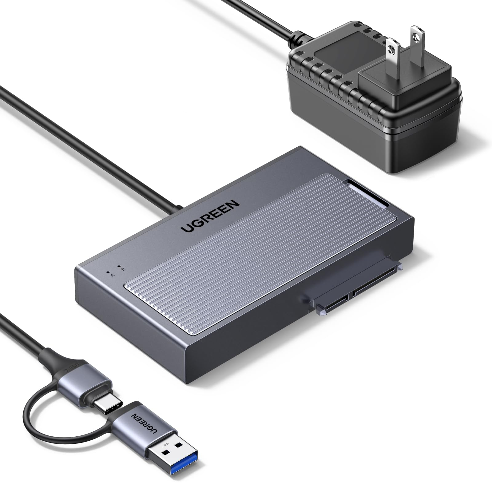 UGREEN Adaptador USB 3.2 de 10 Gbps M.2 NVMe y SATA
