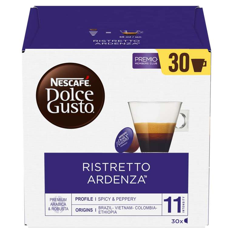 Nescafé Dolce Gusto Café con Leche Descafeinado Pack 3 Cajas de 30
