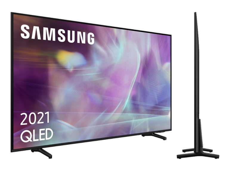 TV QLED 75a - Samsung QE75Q60AAUXXC, UHD 4K, Smart TV, HDR10 , Tizen, Motion Xcelerator, Negro