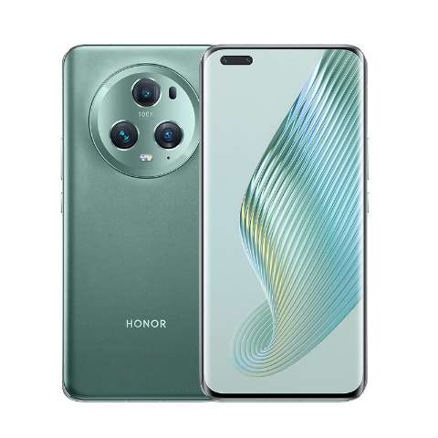 HONOR Magic5 Pro - Snapdragon 8 de 2 generación, 6,81" OLED 2848×1312, 12GB RAM+512GB ROM, 5000 mAh, Carga 66W, NFC, Verde/Negro