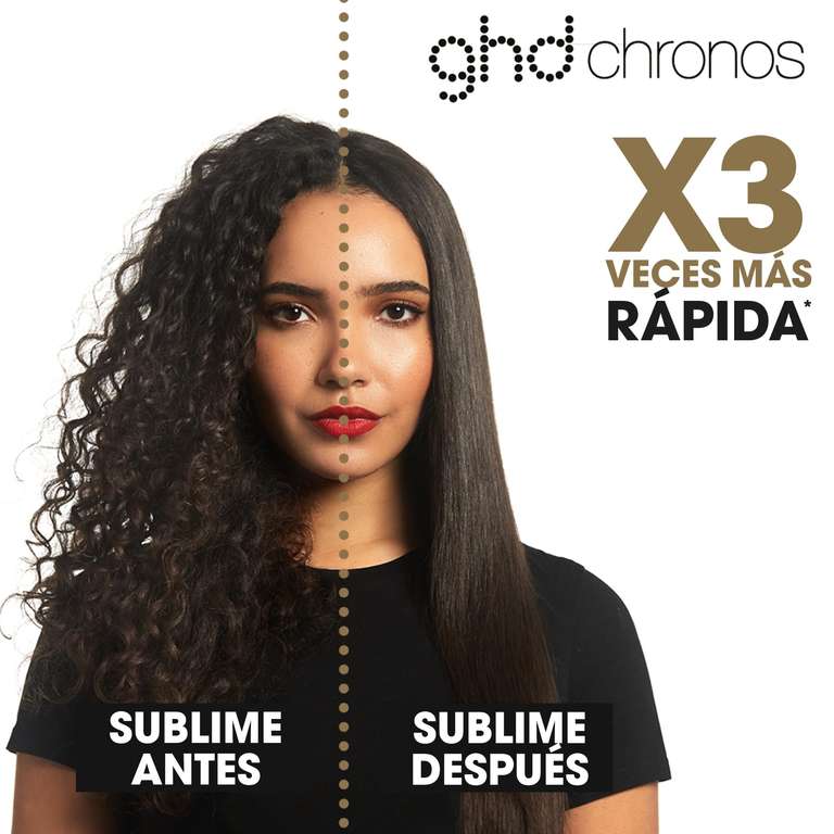 ghd chronos negra - plancha de pelo profesional