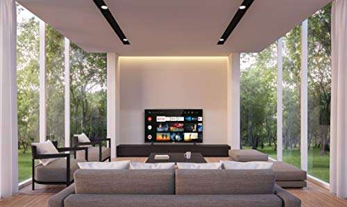 TCL 55P615 - Smart TV 55", 4K HDR, Android TV 9.0, WiFi, Ultra HD, Micro Dimming Pro, Dolby Audio, Compatible con Google Assistant y Alexa