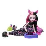 Monster High Fiesta de Pijamas Draculaura Muñeca articulada con Pijama