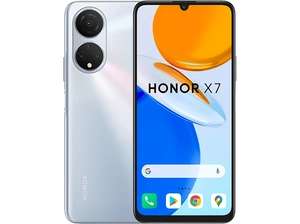 Móvil - Honor X7 4G, Titanium Silver, 128 GB, 4 GB RAM, 6.74 " HD+, Qualcomm Snapdragon 680, 5000 mAh, Android