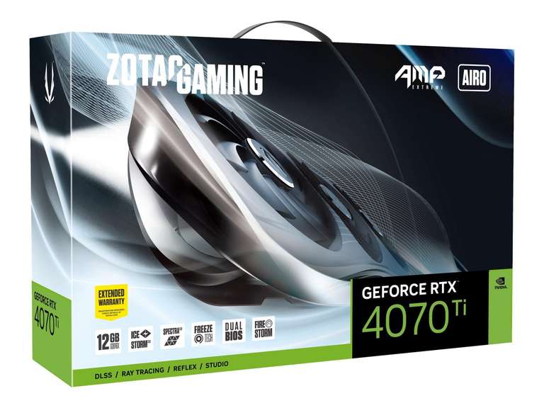 ZOTAC Gaming GeForce RTX 4070 Ti AMP Extreme AIRO Graphics Card