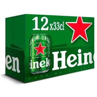 36 Latas Cerveza Heineken Lager 33cl
