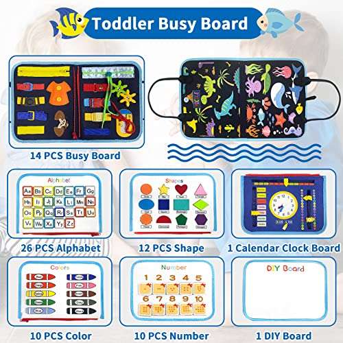 Busy Board Juguetes Montessori 1 2 3 4 5 6 Años Regalo Juegos