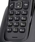 Teléfono Inalámbrico con agenda 50 contactos en color negro