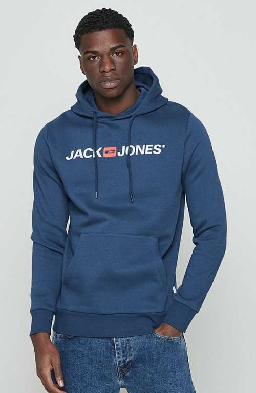Jersey con capucha Jack & Jones azul. De la XS A LA XL